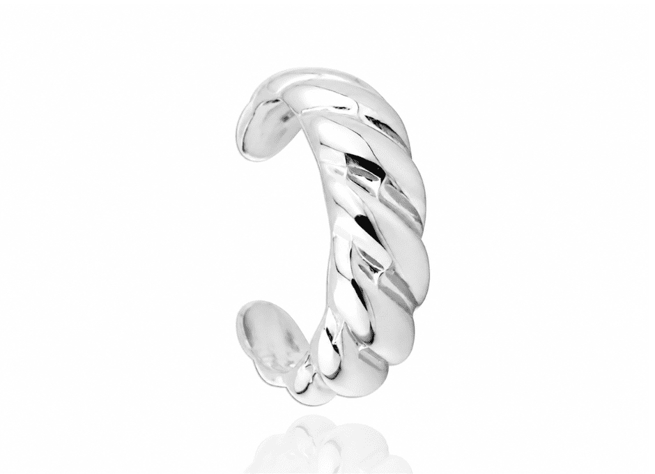 Záušnice Twist stříbro 925 2152