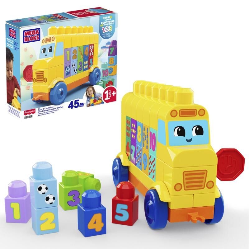 Mega bloks Zábavný autobus s počítáním JKG34