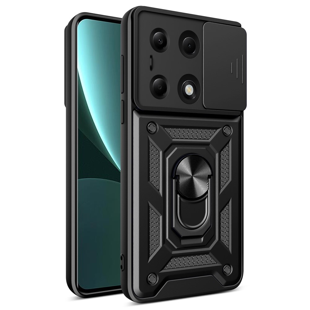 Kryt Techsuit CamShield Series pro Xiaomi Redmi Note 13 Pro 4G / Poco M6 Pro 4G černý