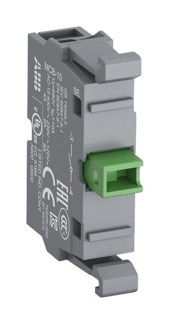 Abb 1Sfa611605R1101 Contact Block, 6A, 230V, 24V, Screw