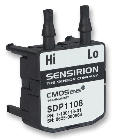 Sensirion Sdp1108-R Pressure Sensor, Diff, 500Pa, Analogue
