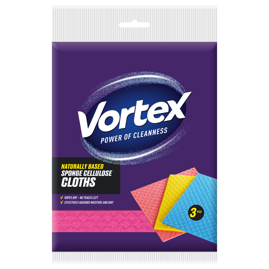 VORTEX Houbový hadřík z přírodního materiálu 3 ks