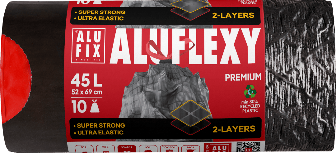 ALUFIX Premium Aluflexy černé 10 ks
