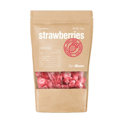 GYMBEAM Lyofilizované jahody 30 g