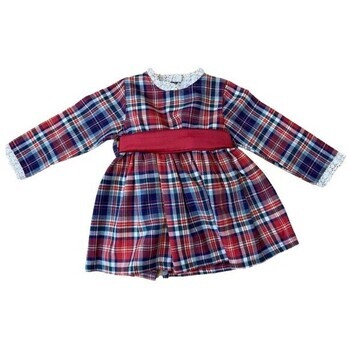 Baby Fashion  528.3  VESTIDO TELA ESCOCESA Rojo  Červená