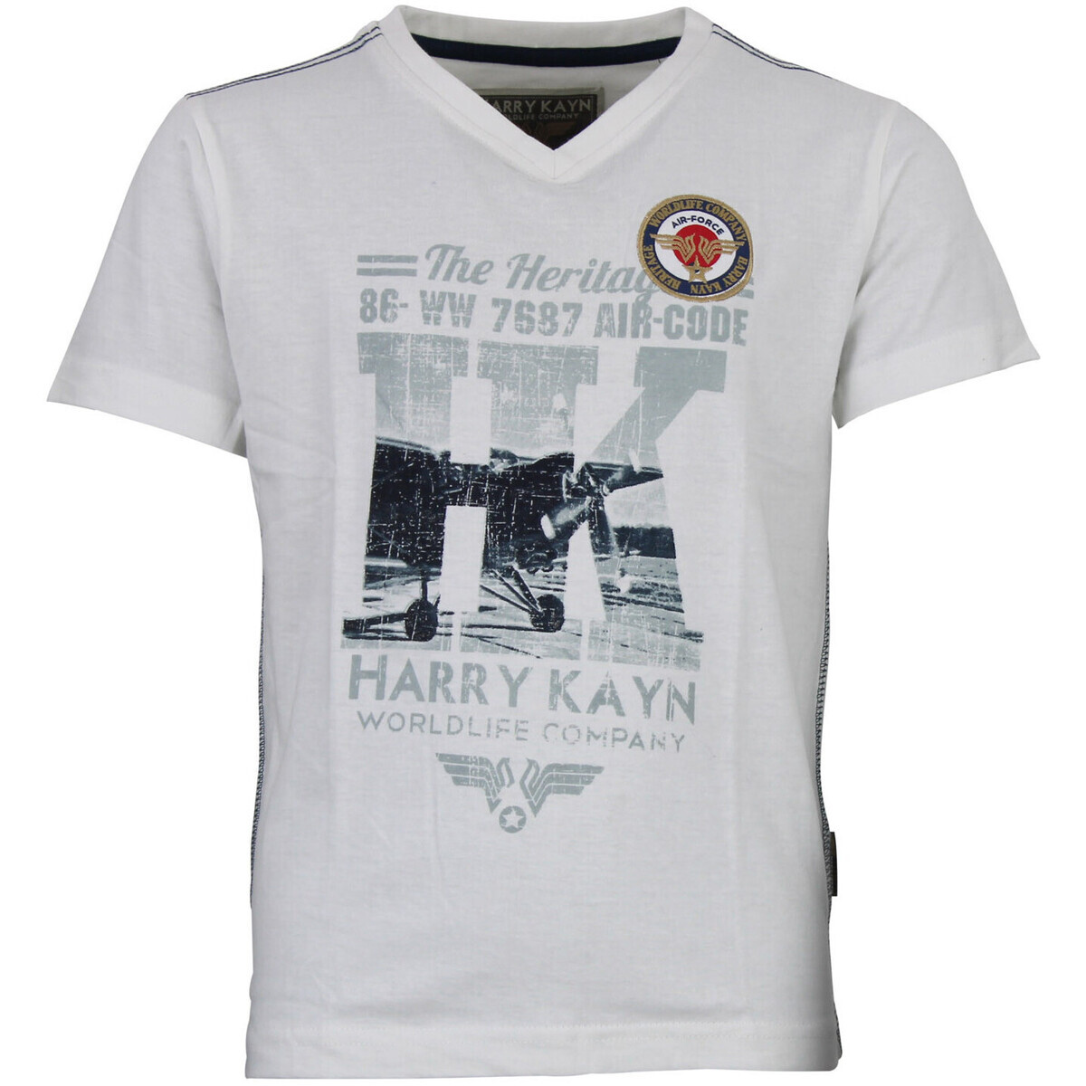 Hrk  T-shirt garcon ECEPALAN  Bílá