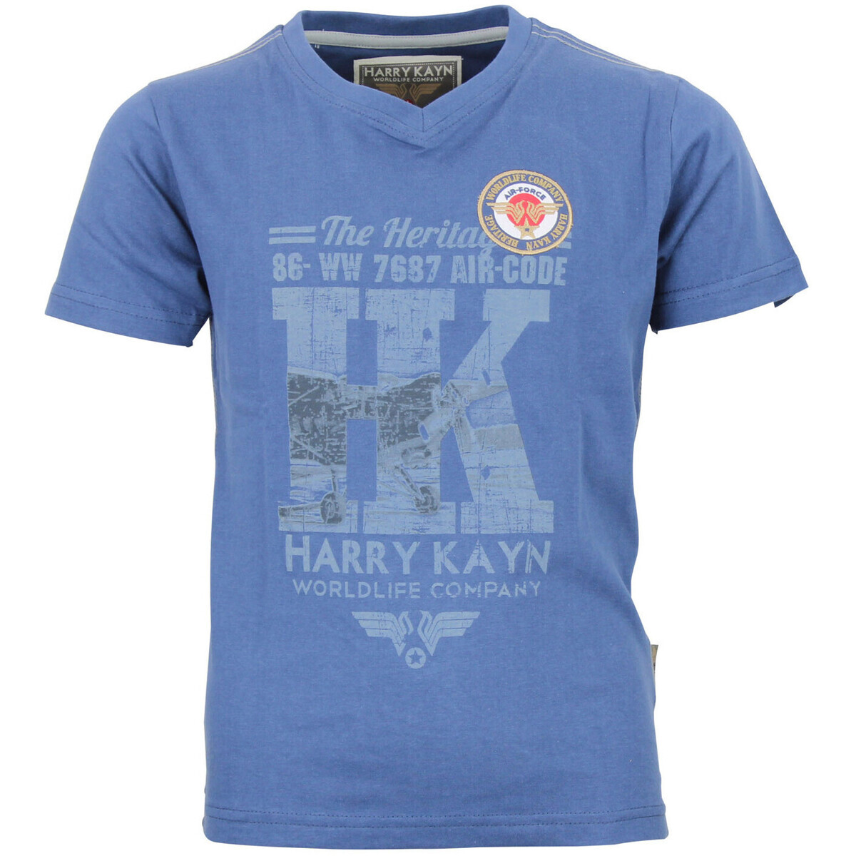 Hrk  T-shirt garcon ECEPALAN  Modrá
