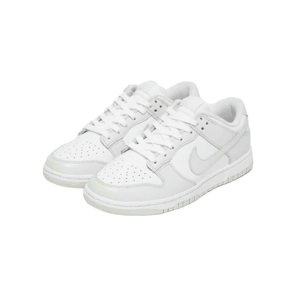 Nike  Baskets  Dunk Low cuir  Bílá