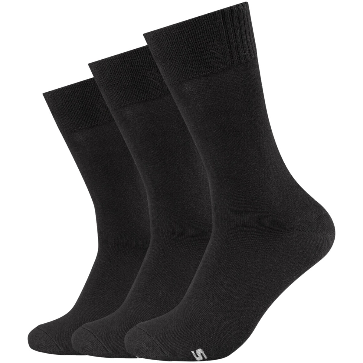Skechers  3pk Men apos;s Basic Socks  Černá