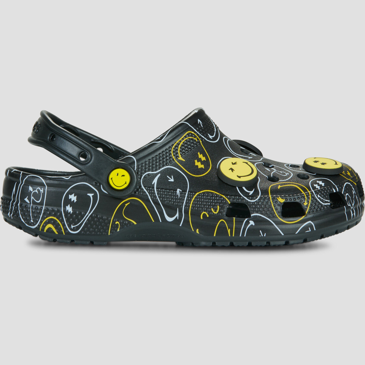 Crocs  Smiley Classic Clog  Černá