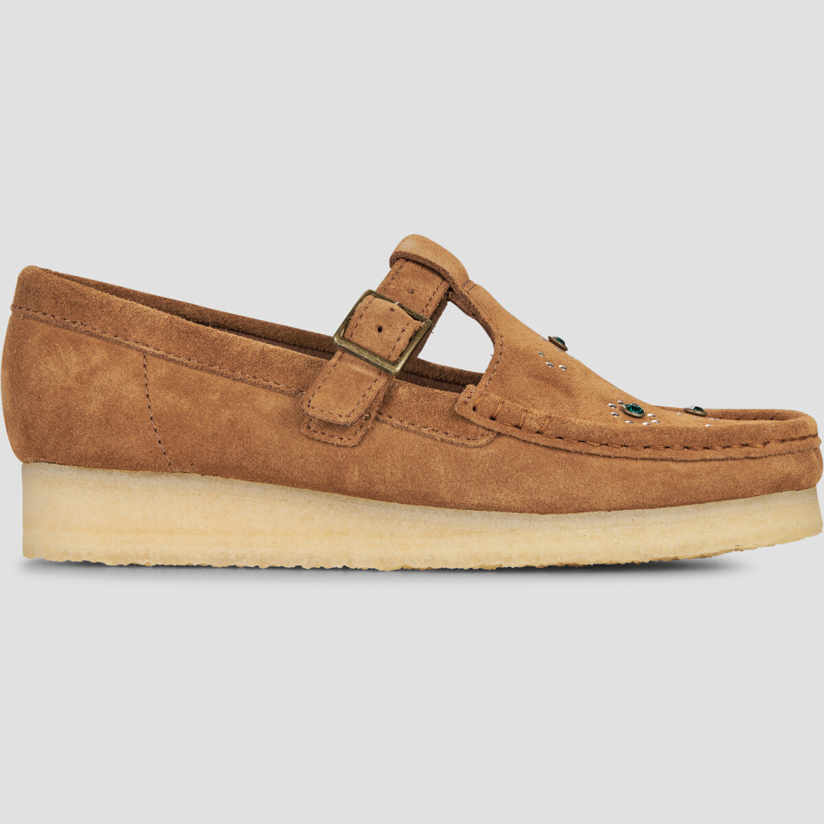 Clarks Originals  WALLABEE T BAR  Hnědá
