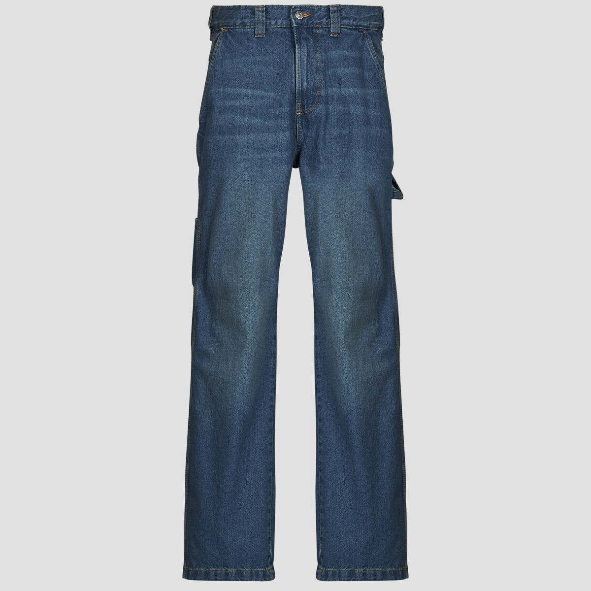 Dickies  STEVENSVILLE CARPENTER DENIM KHAKI TINTED BLUE  Modrá