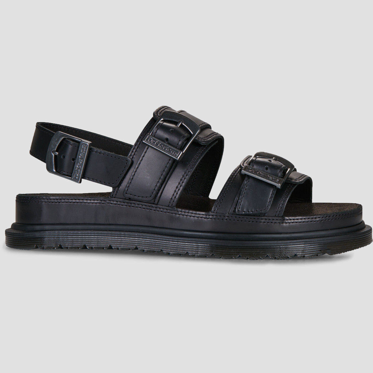 Dr. Martens  San Two Strap Sandal Black Orleans  Černá