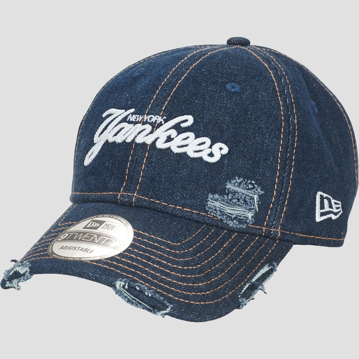New-Era  DENIM DISTRESS 9TWENTY® NEW YORK YANKEES  Modrá