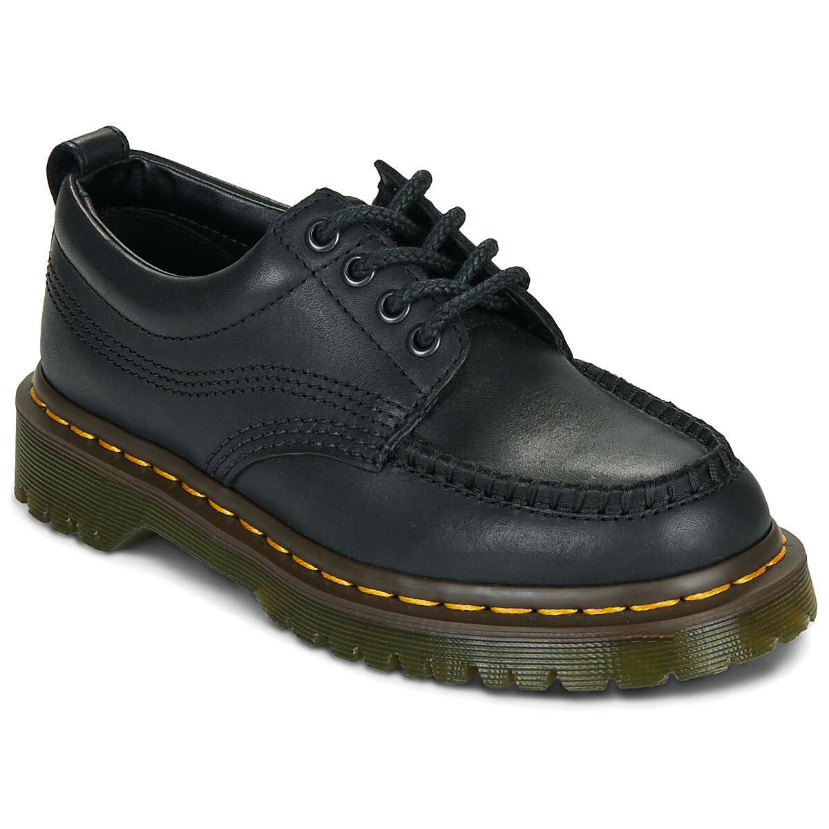 Dr. Martens  LOWELL BLACK CRAZY HORSE  Černá