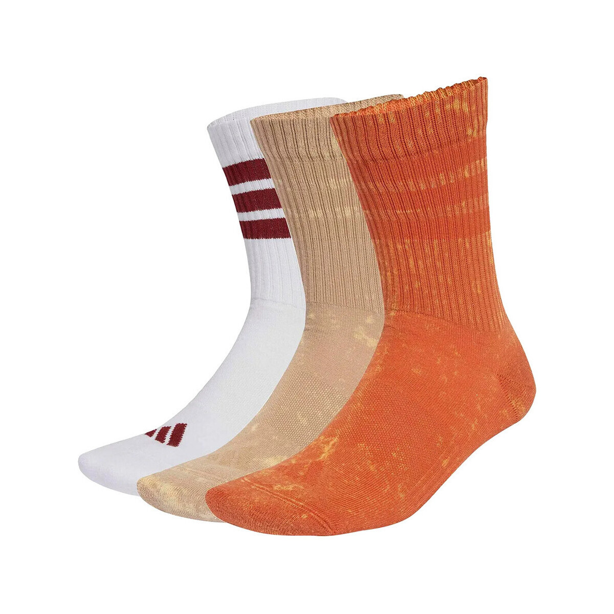 adidas  Chaussettes  Stonewash lot de 3 paires en coton doux  ruznobarevne