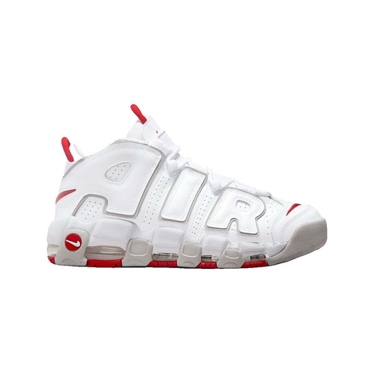 Nike  Baskets  air more uptempo 96 blanc/rouge  Červená