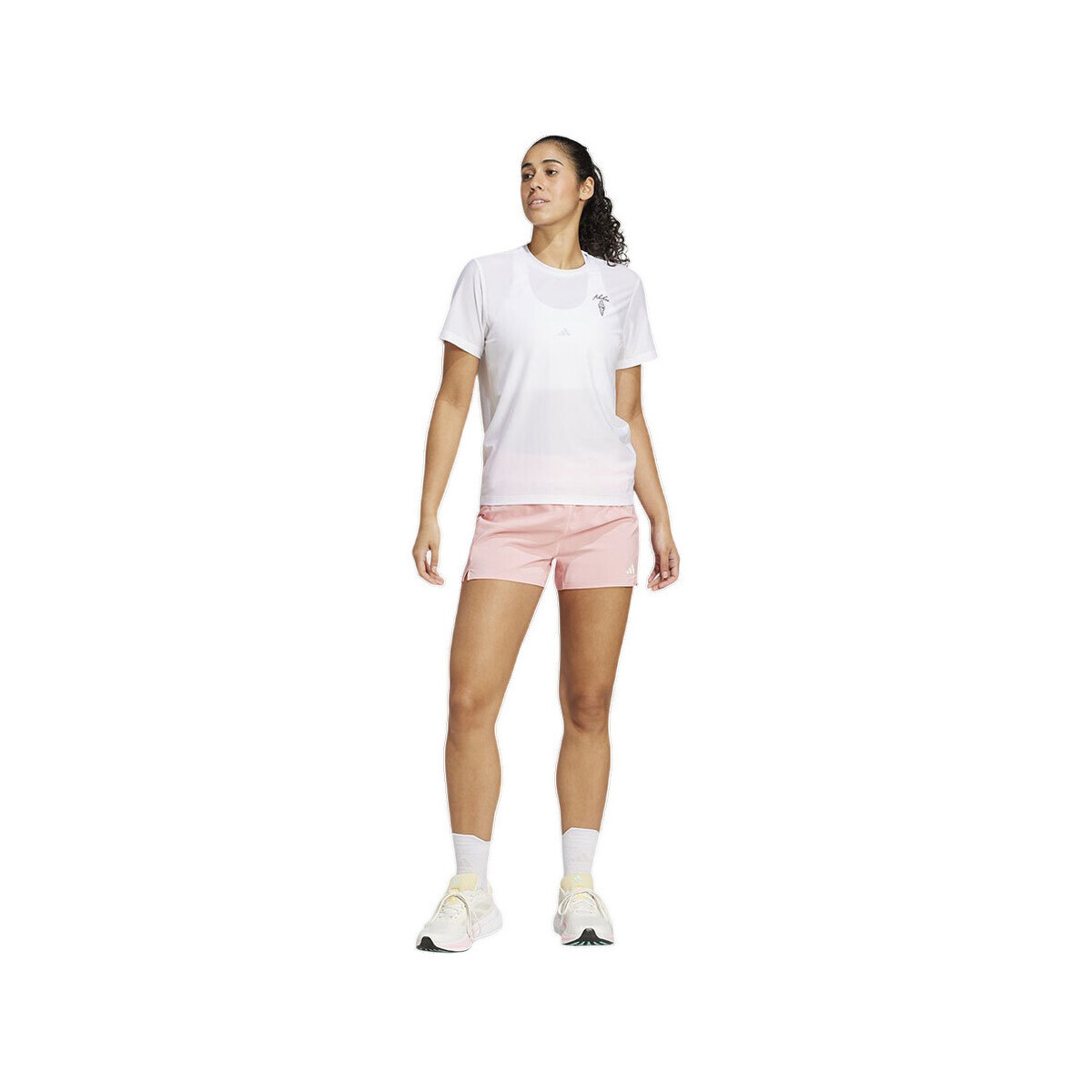 adidas  Shorts  Own The Run 100 % polyester recyclé  Růžová