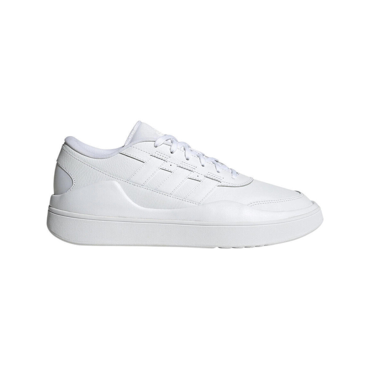 adidas  Baskets  Osade cuir  Bílá