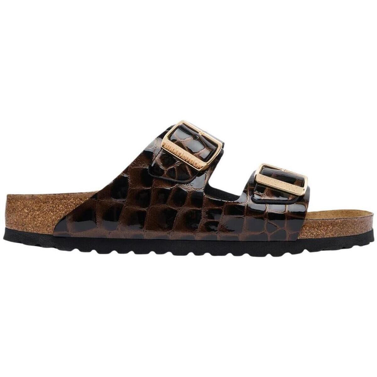 BIRKENSTOCK  Arizona Emboss Animal 1032864  Černá