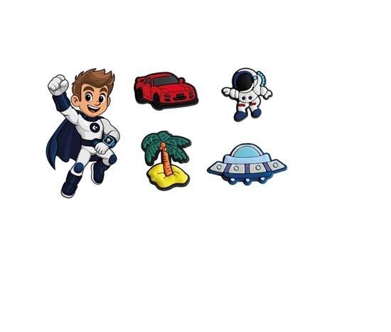 Garett Charms Neo Set 1 - set ozdobných pinů do řemínku