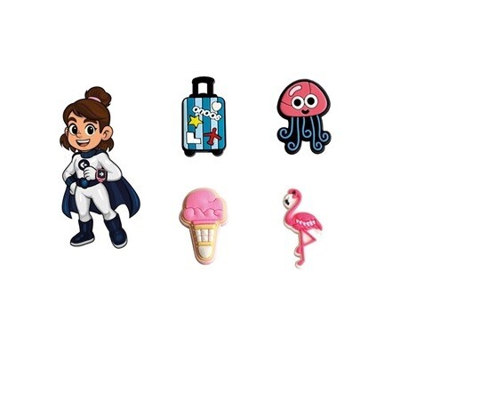 Garett Charms Lumi Set 2 - sada ozdobných pinů do řemínku hodinek