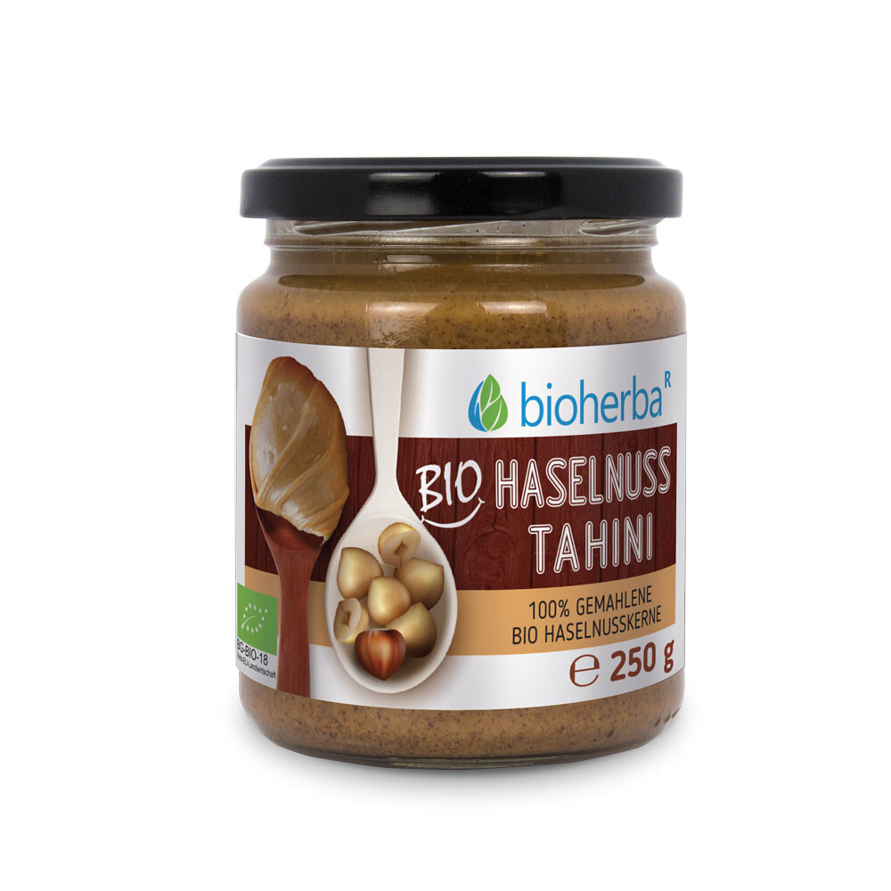 100% bio lískooříškové tahini – 250 g – Bioherba