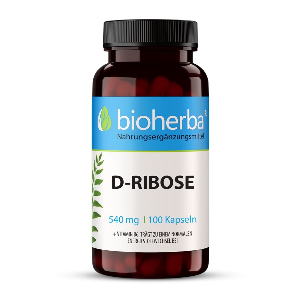 D-ribóza 540 mg – 100 kapslí – Bioherba