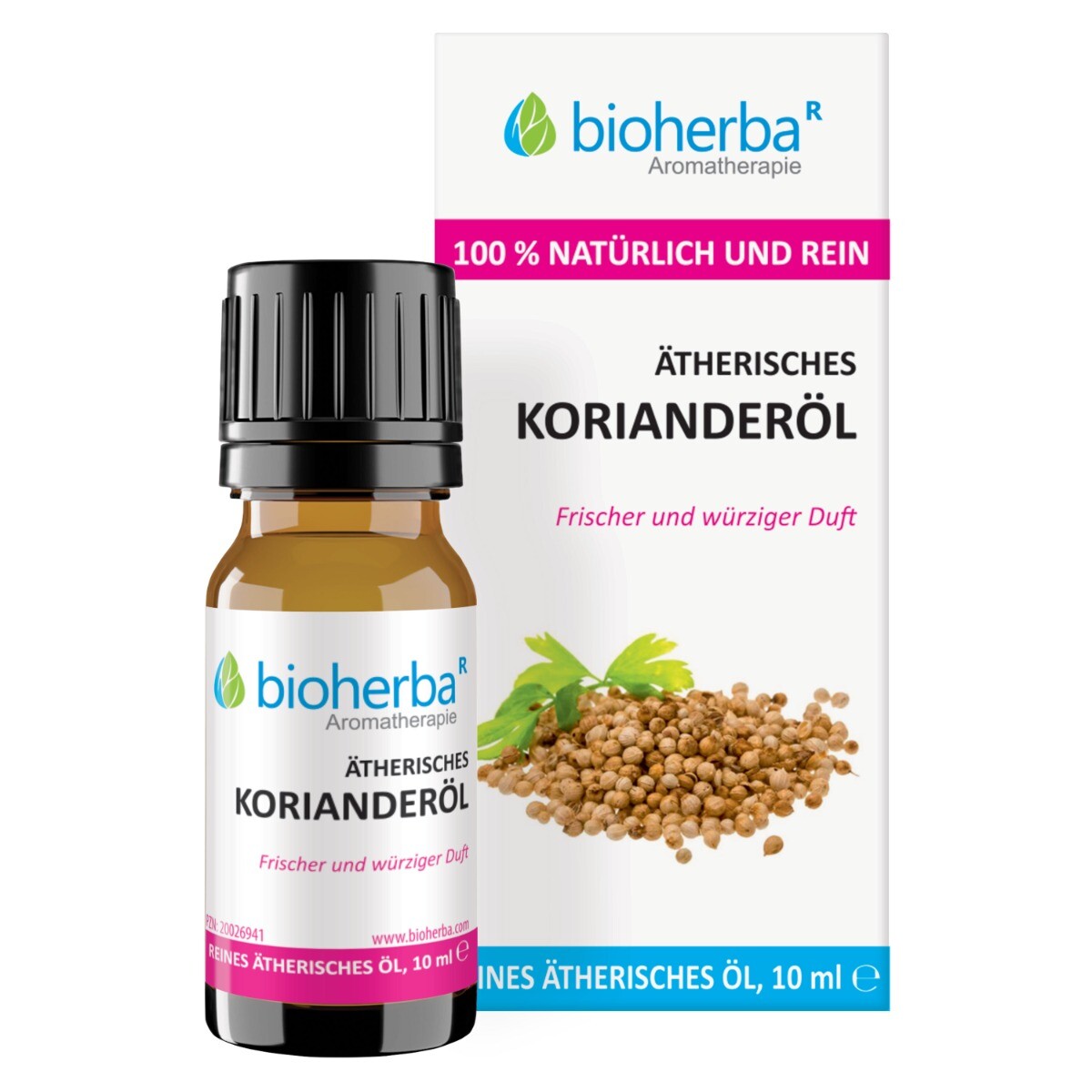 Esenciální olej koriandr – 10 ml – Bioherba