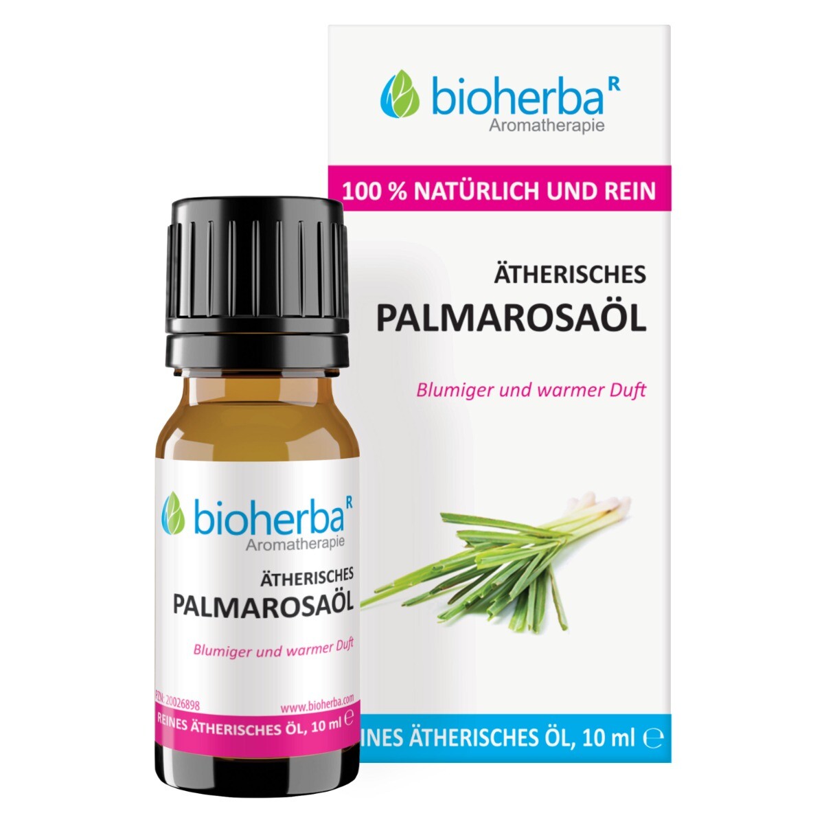 Esenciální olej palmarosa – 10 ml – Bioherba