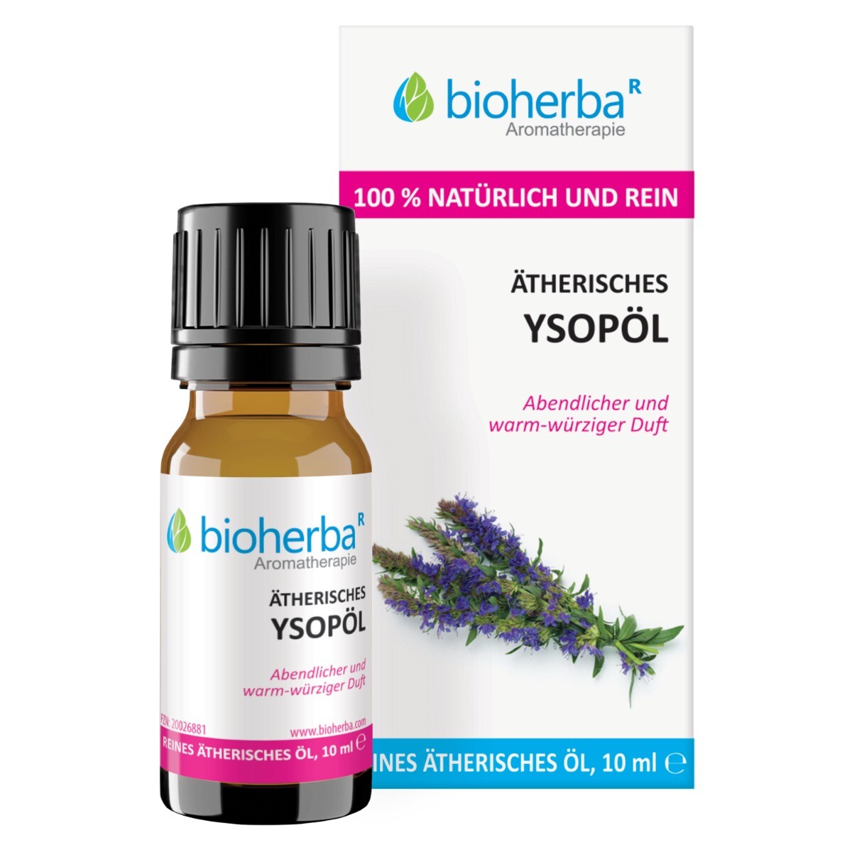 Esenciální olej yzop – 10 ml – Bioherba