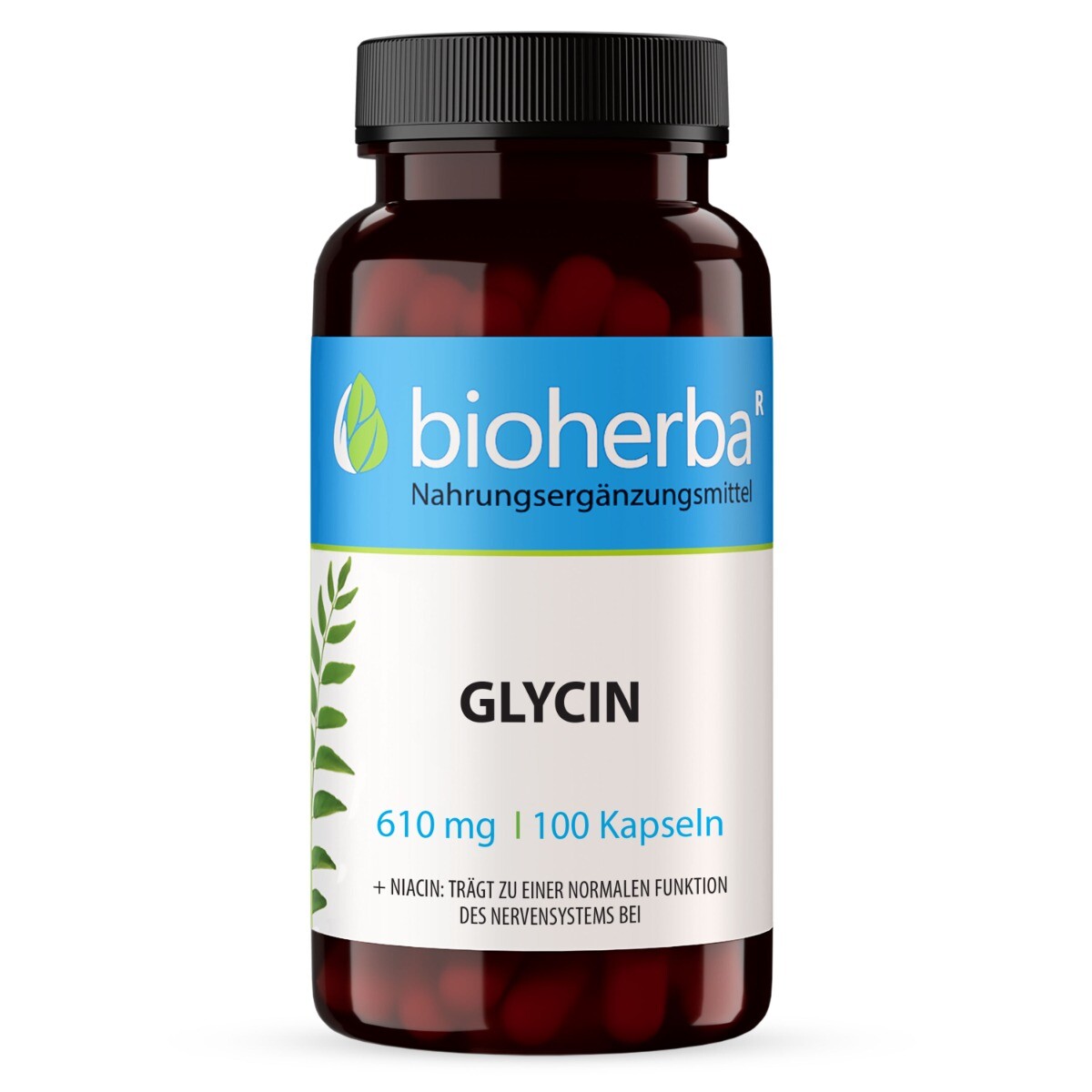 Glycin 610 mg – 100 kapslí – Bioherba