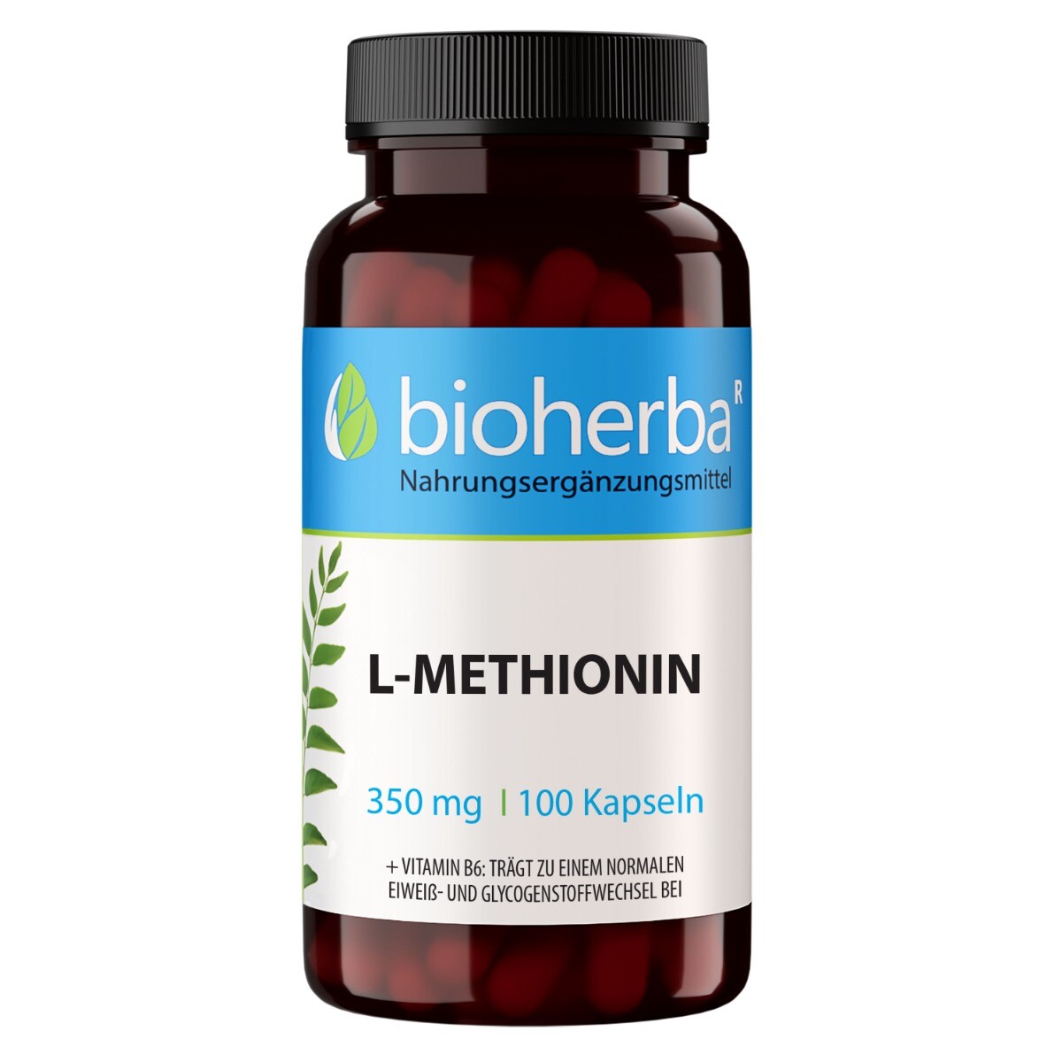 L-methionin 350 mg – 100 kapslí – Bioherba