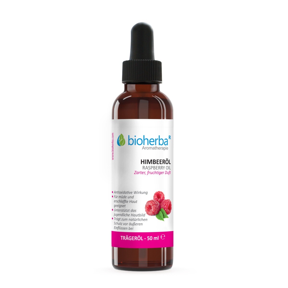 Olej z malinových semínek – 50 ml – Bioherba