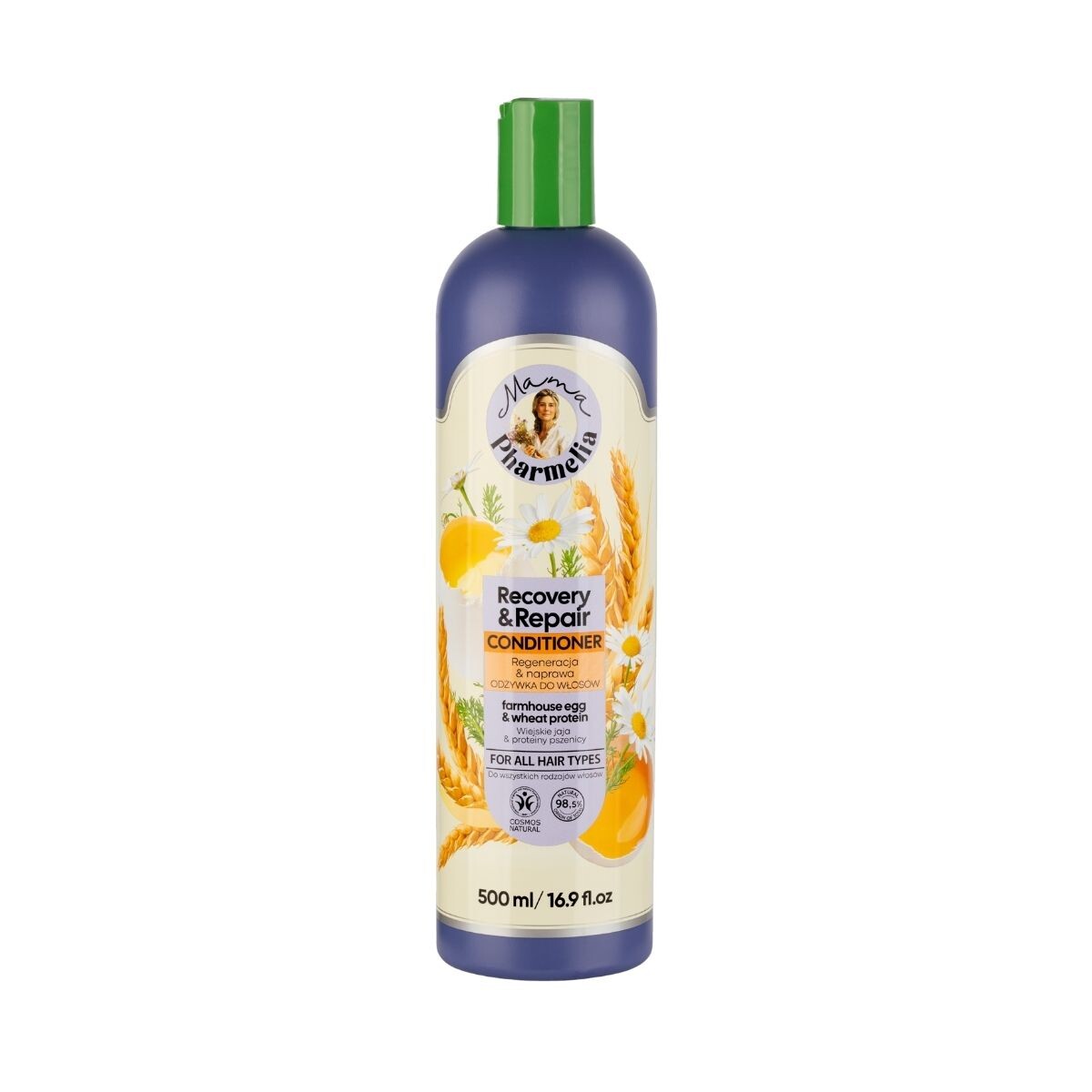 Regenerační a obnovující kondicionér s vejcem a pšeničnými proteiny - 500 ml - Mama Pharmelia