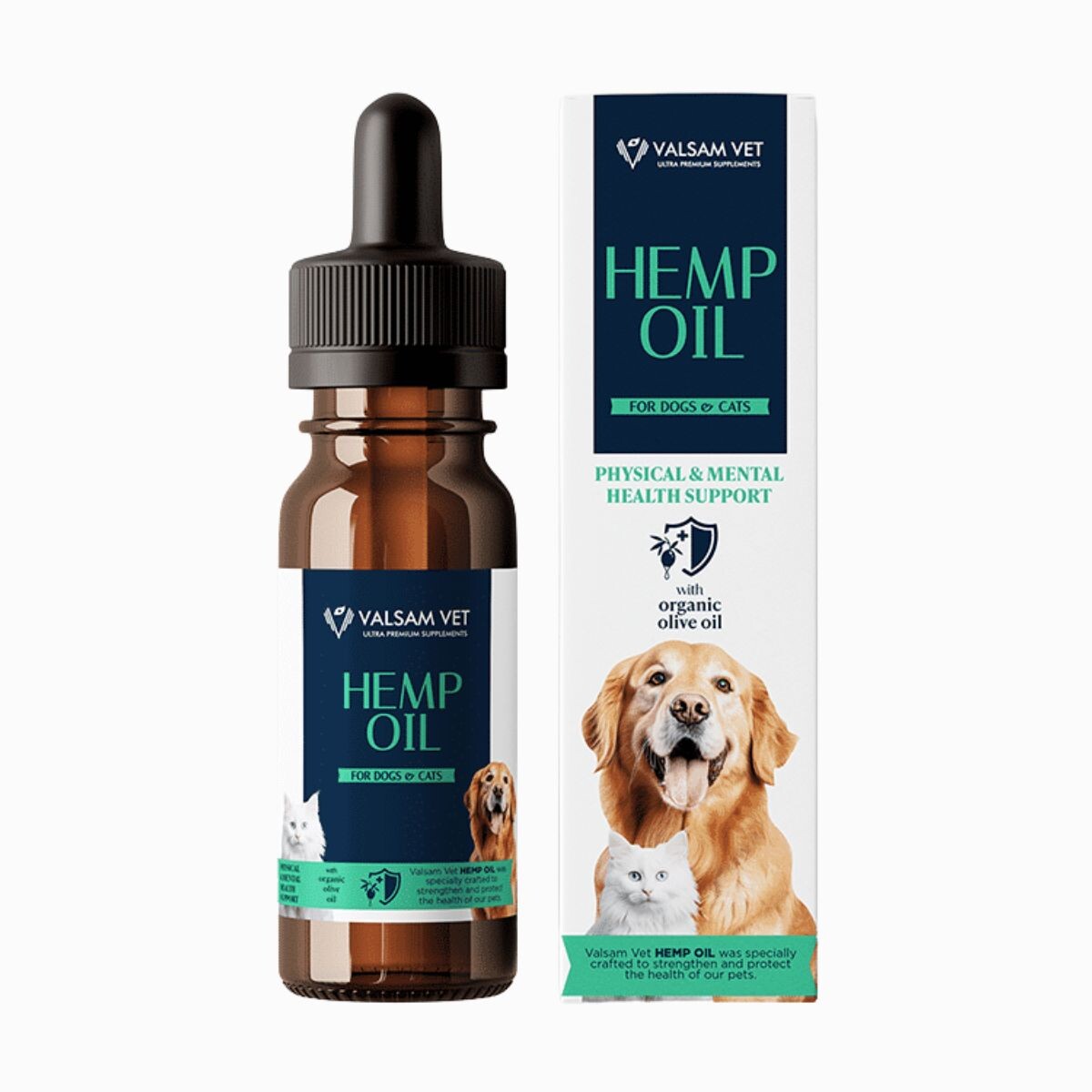 HEMP OIL - CBD olej pro psy a kočky 20 ml - Valsam Vet