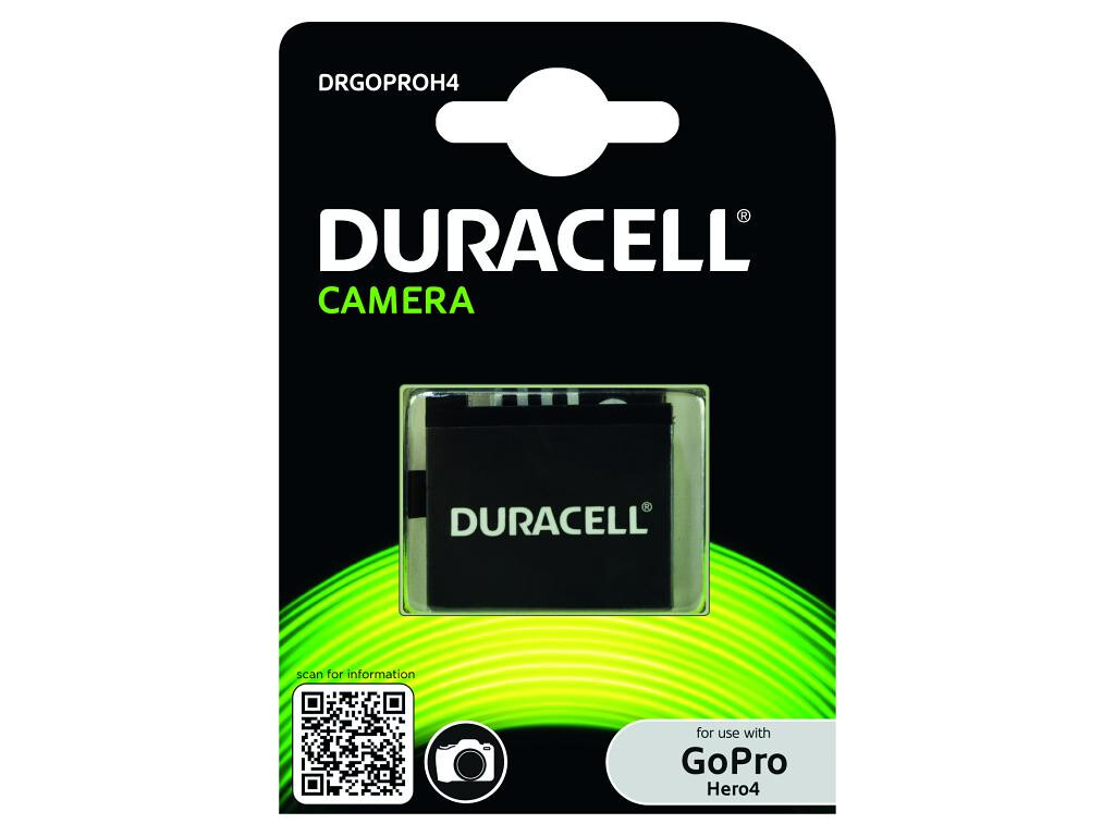 DURACELL Baterie - Náhrada GoPro Hero 4 AHDBT-401 baterie 3,8V 1160mAh - kit 2ks