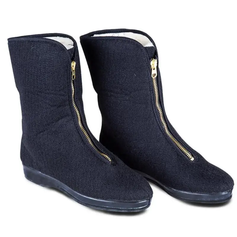 Ovčíno dámské důchodky na zip černé POUZE EU 42 (VÝPRODEJ)