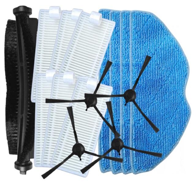 15ks HEPA filtry, kartáče, mopy pro ROWENTA X-Plorer S65, S70+, S75s, S135, S140, 360 S8, Ezviz sada