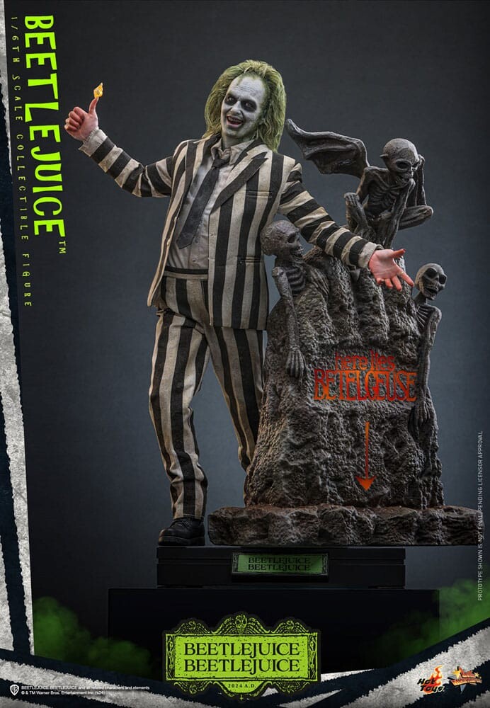 Hot Toys | Beetlejuice Beetlejuice - sběratelská figurka Beetlejuice (Movie Masterpiece) 30 cm