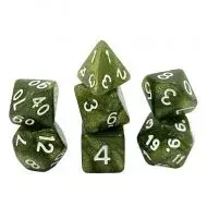 Dice4friends Dice Set Pearl: Lightgreen Powder (7 Dice)