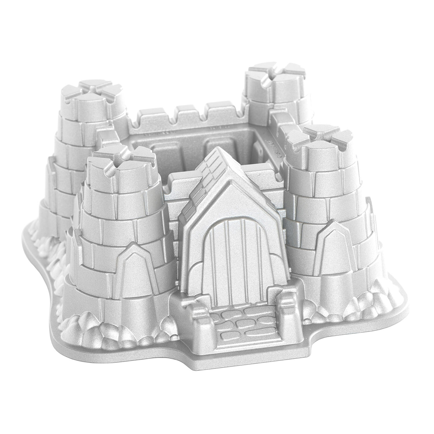 Forma na bábovku hrad Castle Bundt® stříbrná Nordic Ware