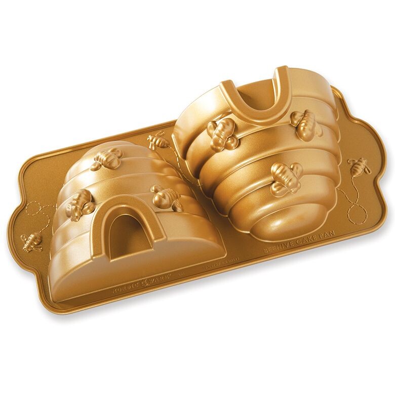 Forma na 3D včelí úl Beehive Bundt® zlatá Nordic Ware