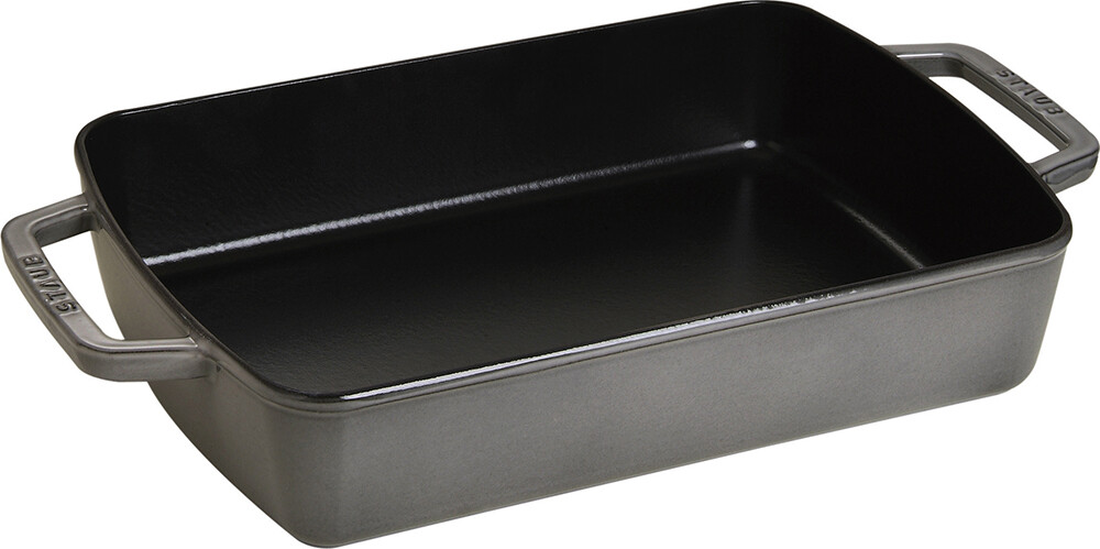 Litinový pekáč grafitově šedý 30 x 20 cm Staub