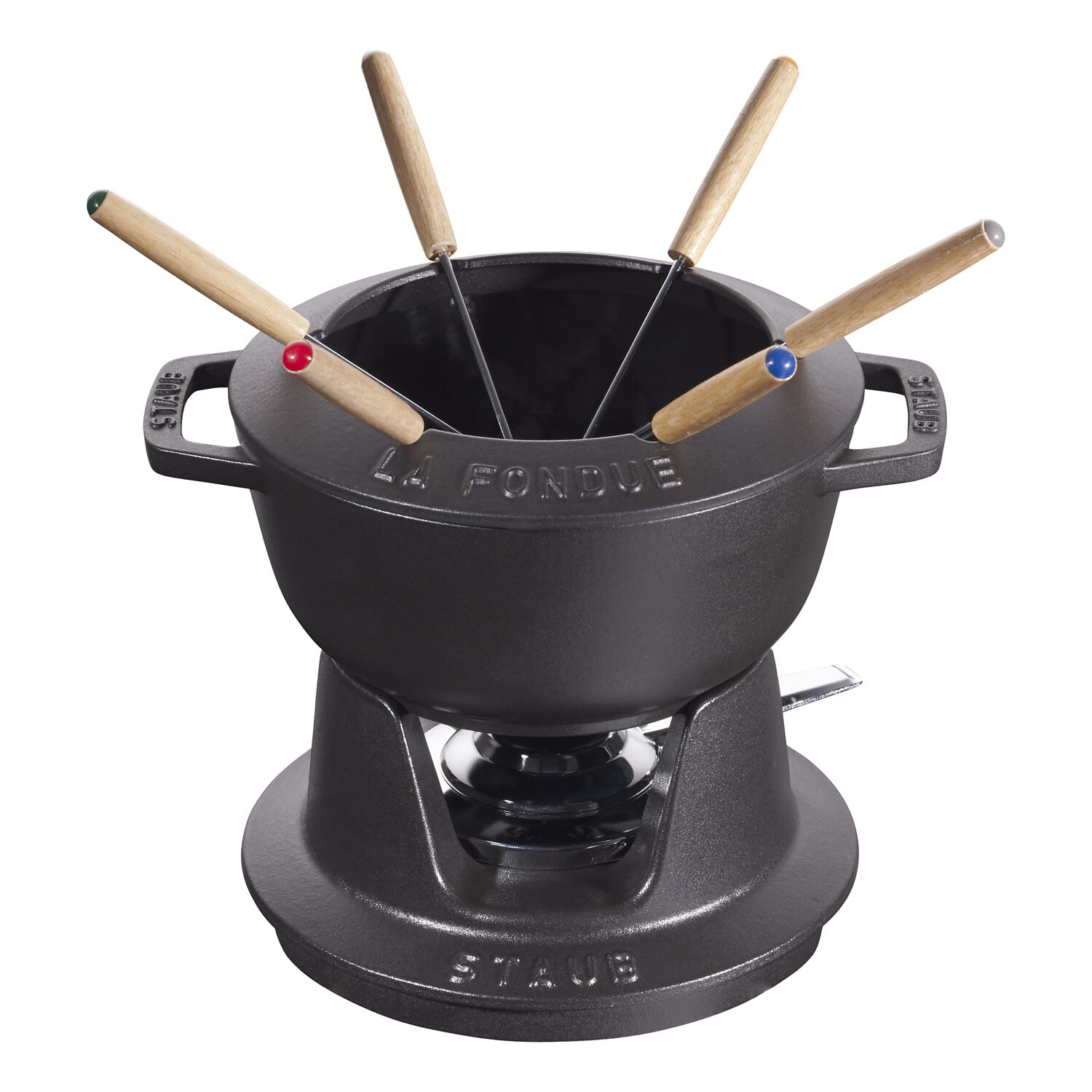 Set na fondue černý O 16 cm Staub