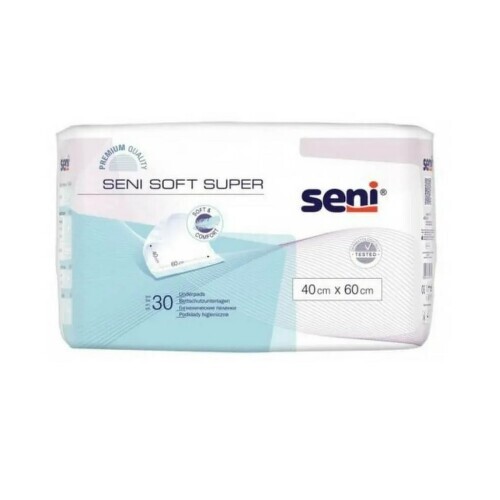 Seni Soft Super hygienické absorpční podložky 40x60 cm, 30 ks - II. jakost