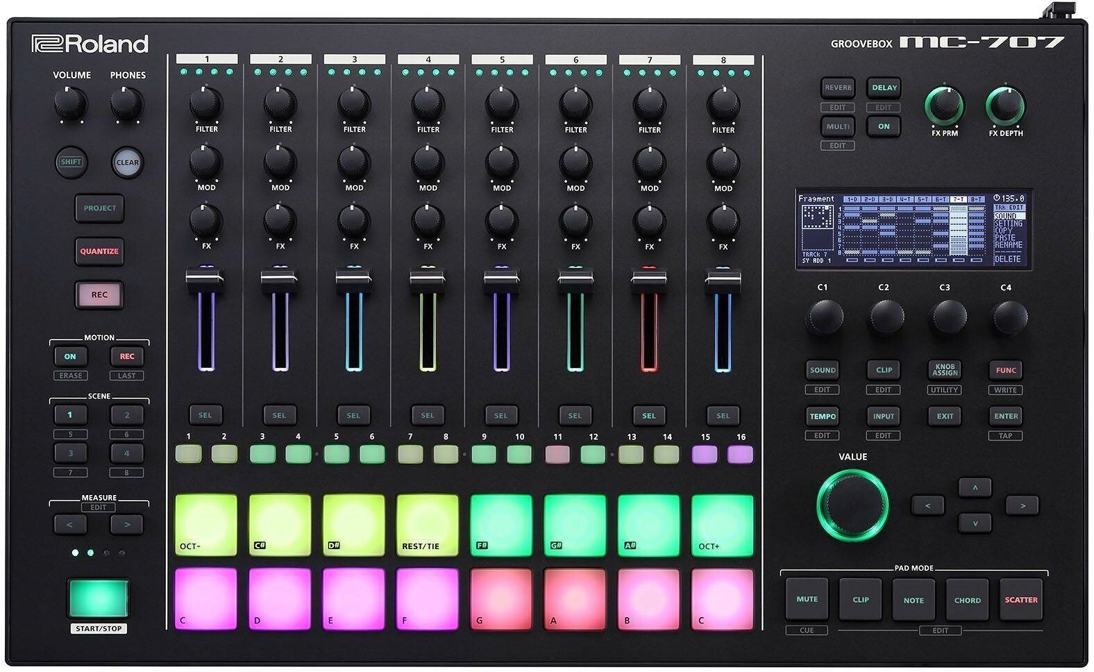 Roland MC-707 (rozbalené)