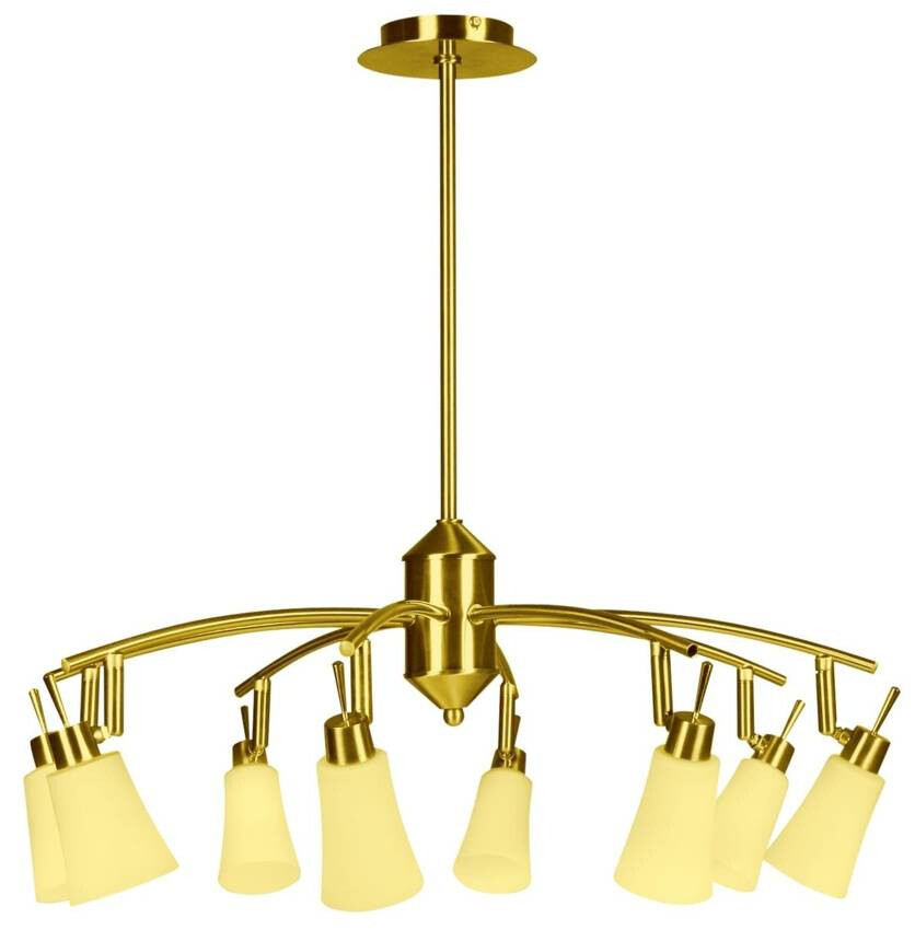 Stropní závěsná lampa patina 8xG9 Kroton