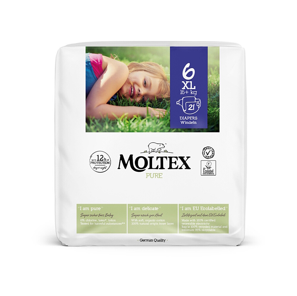 MOLTEX Pure plenky XL 16+ kg 21 kusů