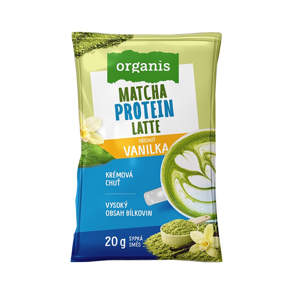ORGANIS Protein matcha latte vanilka 20 g